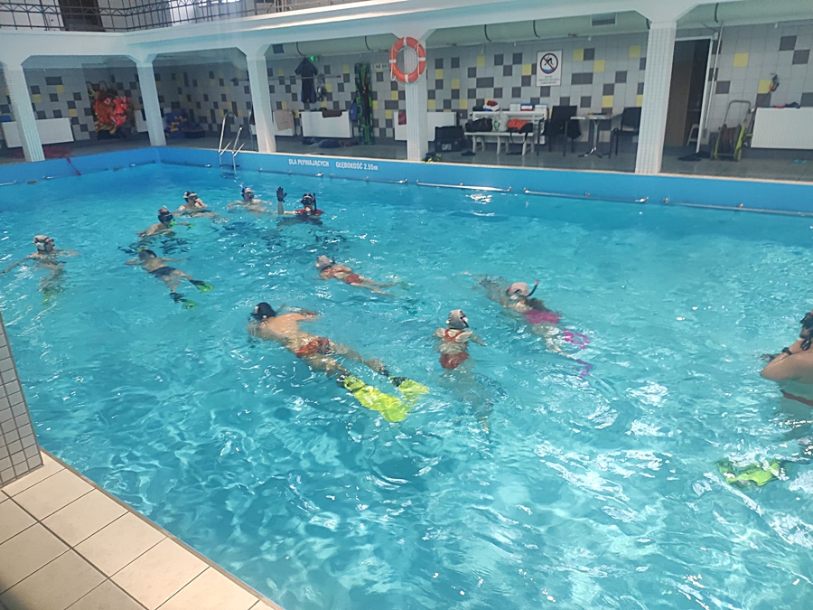 Hokej pod wodą Walenie Siemianowice Śląskie Trening 26 XI 2022. Koniec Walenia czyli Amatorska Liga Hokeja Pod Wodą